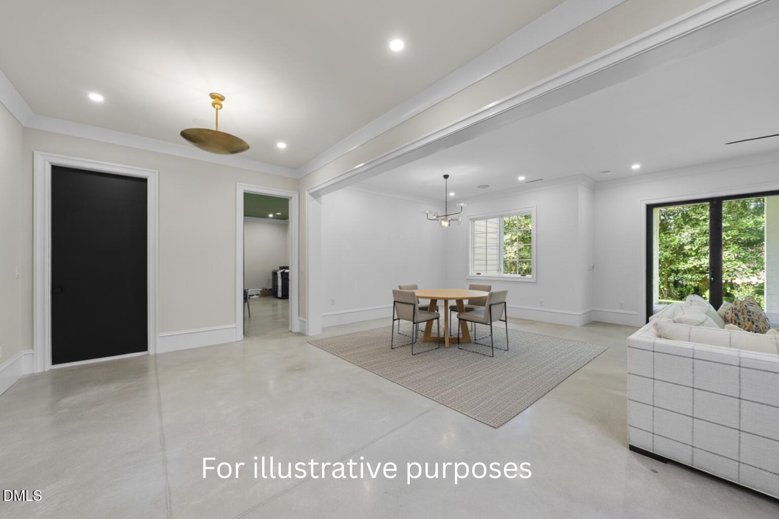 812 Manchester Drive Raleigh, NC 27609 - Photo 46 of 54 For Illustrative purposes (lower level s