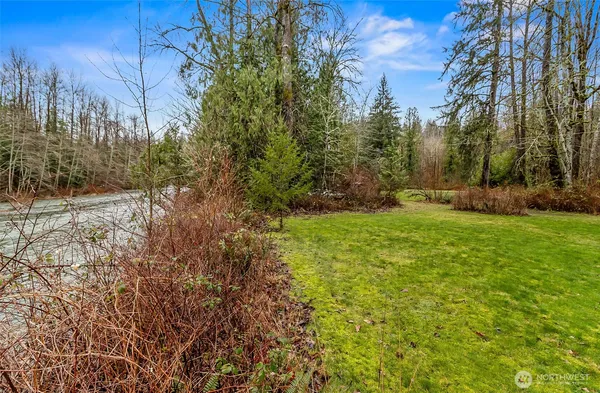 a view of backyard with green space