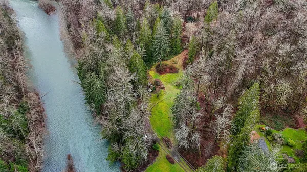 a green field with lots of trees