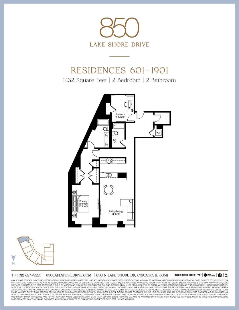 850 North Lake Shore Drive, Unit 1501 Chicago, IL 60611 - Photo 24 of 24