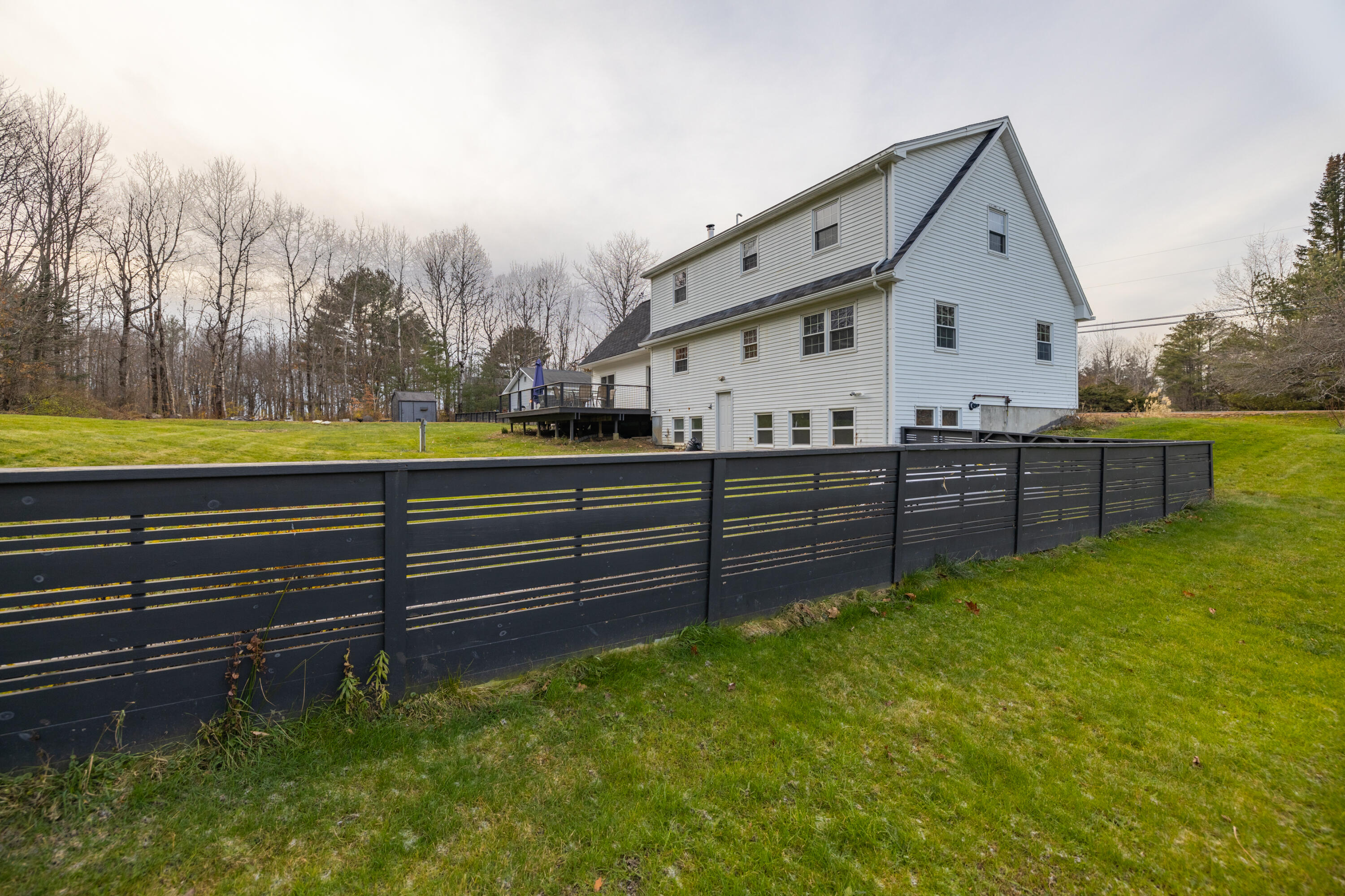 61 King Road Lisbon, ME 04250 - Photo 8 of 39 Custom Wooden Fence