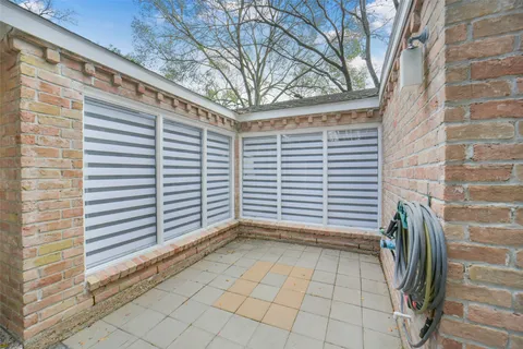 a view of backyard with tree