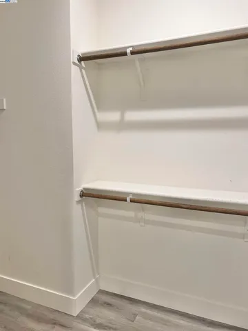 a close view of closet