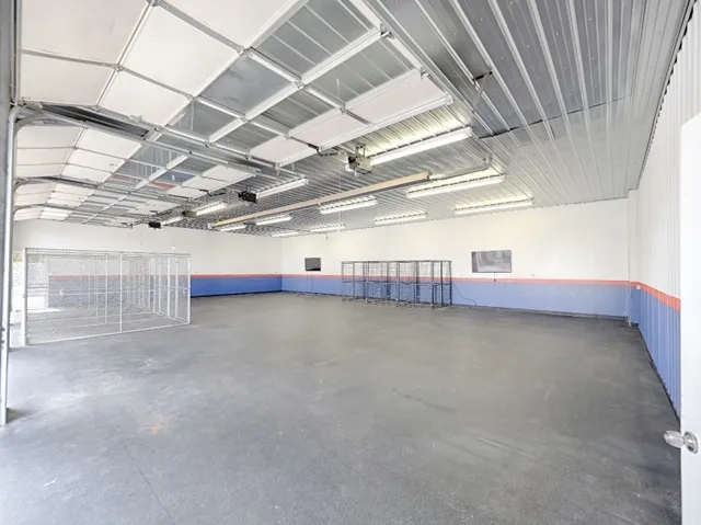 a view of a water heater room