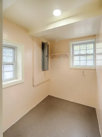 a view of a trees in front of a house