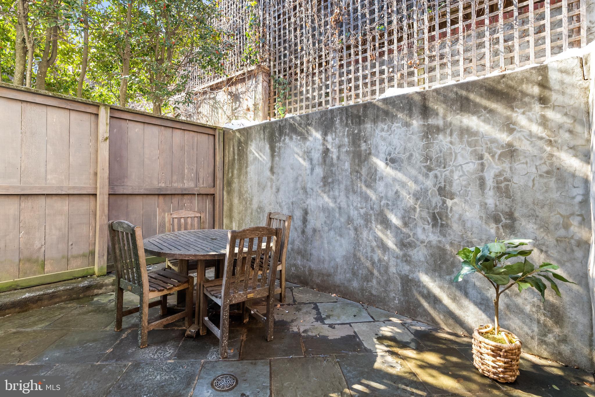 1342 27th Street Northwest Washington, DC 20007 - Photo 18 of 29 Private patio
