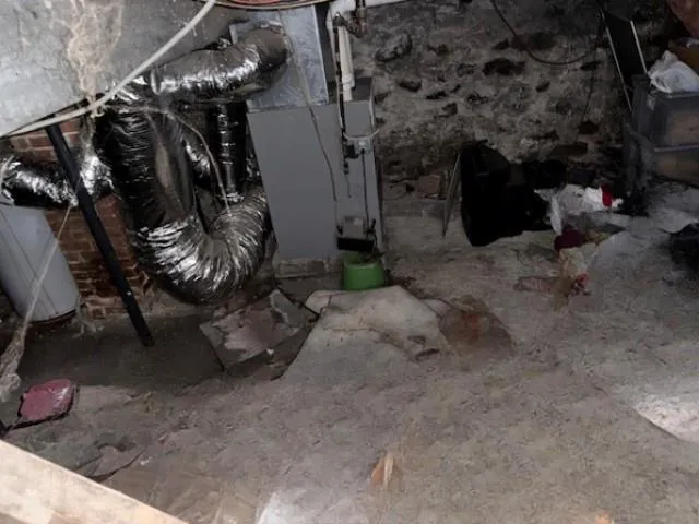 a view of water heater room