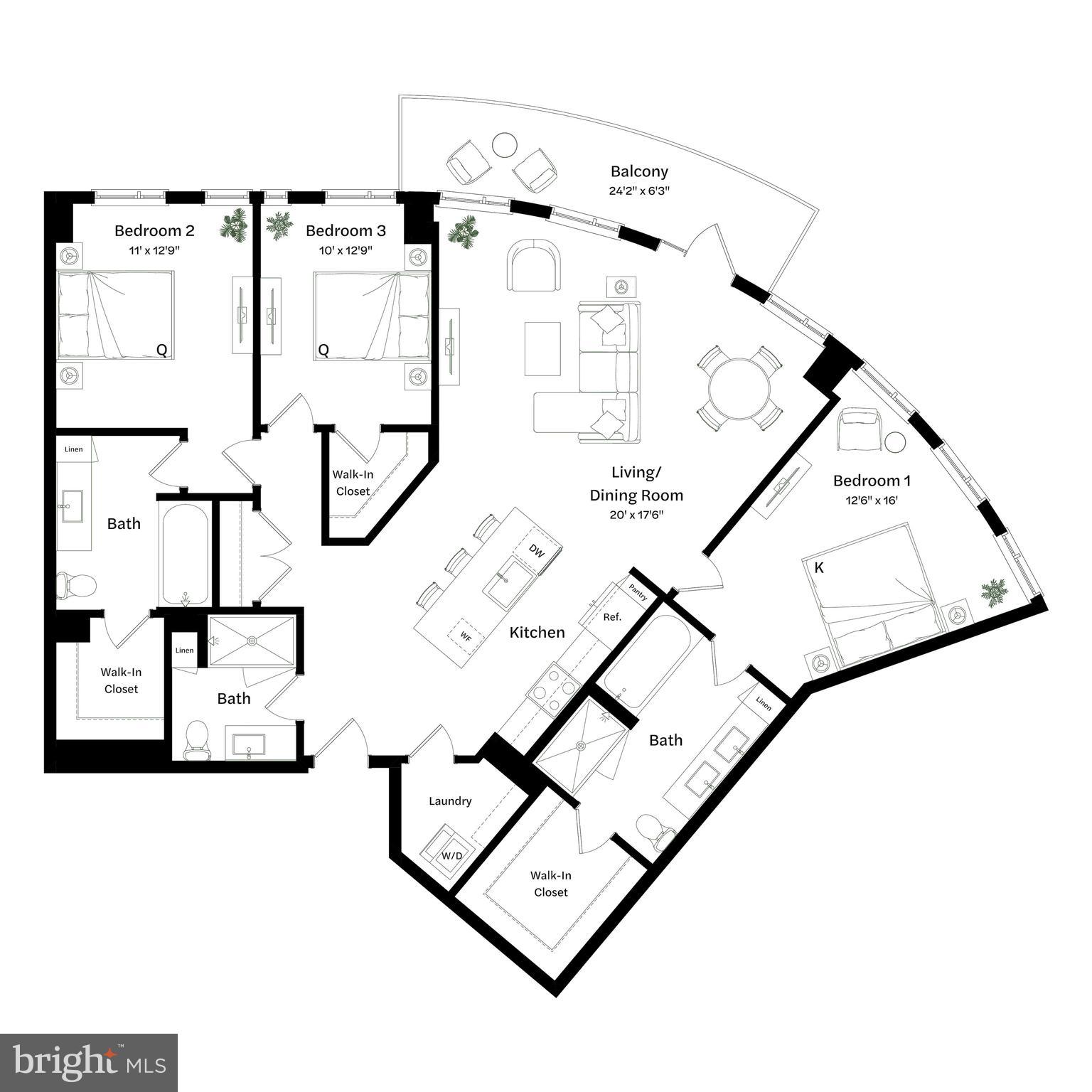 2650 Woodley Road Northwest, Unit 704/VARIES Washington, DC 20008 - Photo 36 of 36 a picture of a book and a white bed