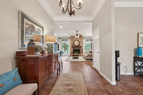 a very nice looking room with a large window