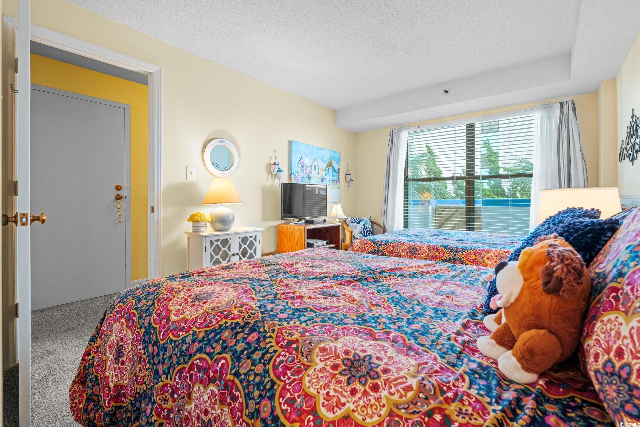 5511 North Ocean Boulevard, Unit 208 Myrtle Beach, SC 29577 - Photo 22 of 37 Bedroom with dark carpet