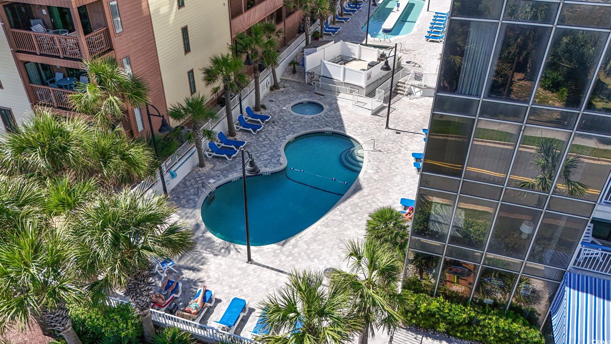 5511 North Ocean Boulevard, Unit 208 Myrtle Beach, SC 29577 - Photo 25 of 37 Wooden deck featuring a water view