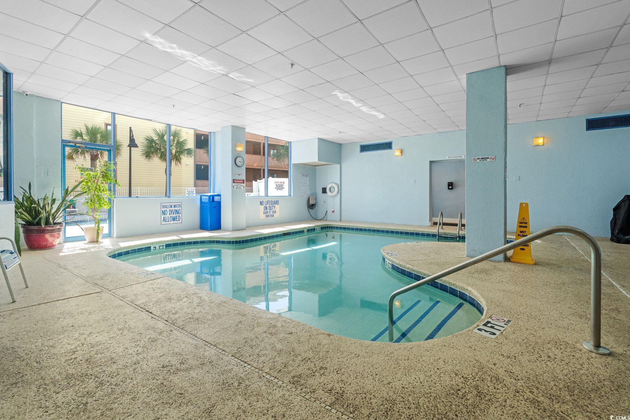 5511 North Ocean Boulevard, Unit 208 Myrtle Beach, SC 29577 - Photo 27 of 37 Community pool with a water view