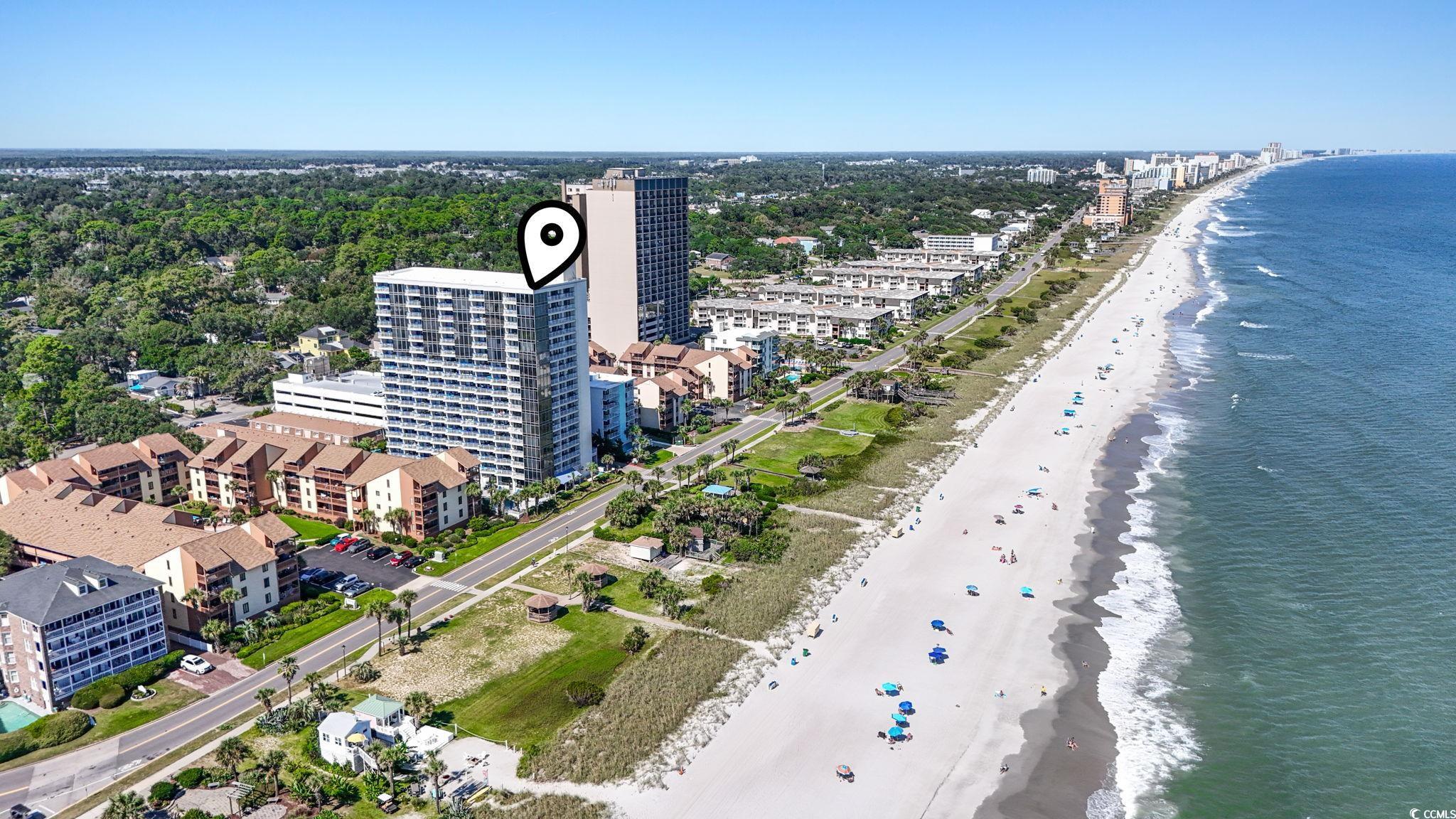 5511 North Ocean Boulevard, Unit 208 Myrtle Beach, SC 29577 - Photo 5 of 37 View of urban area featuring expansive coastline