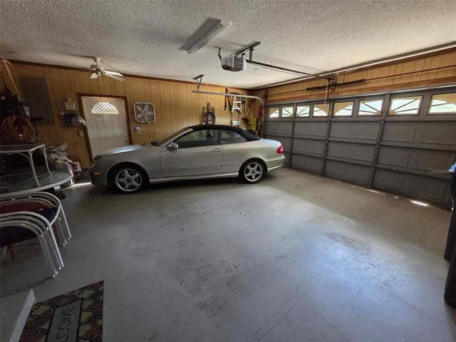 a view of a car garage