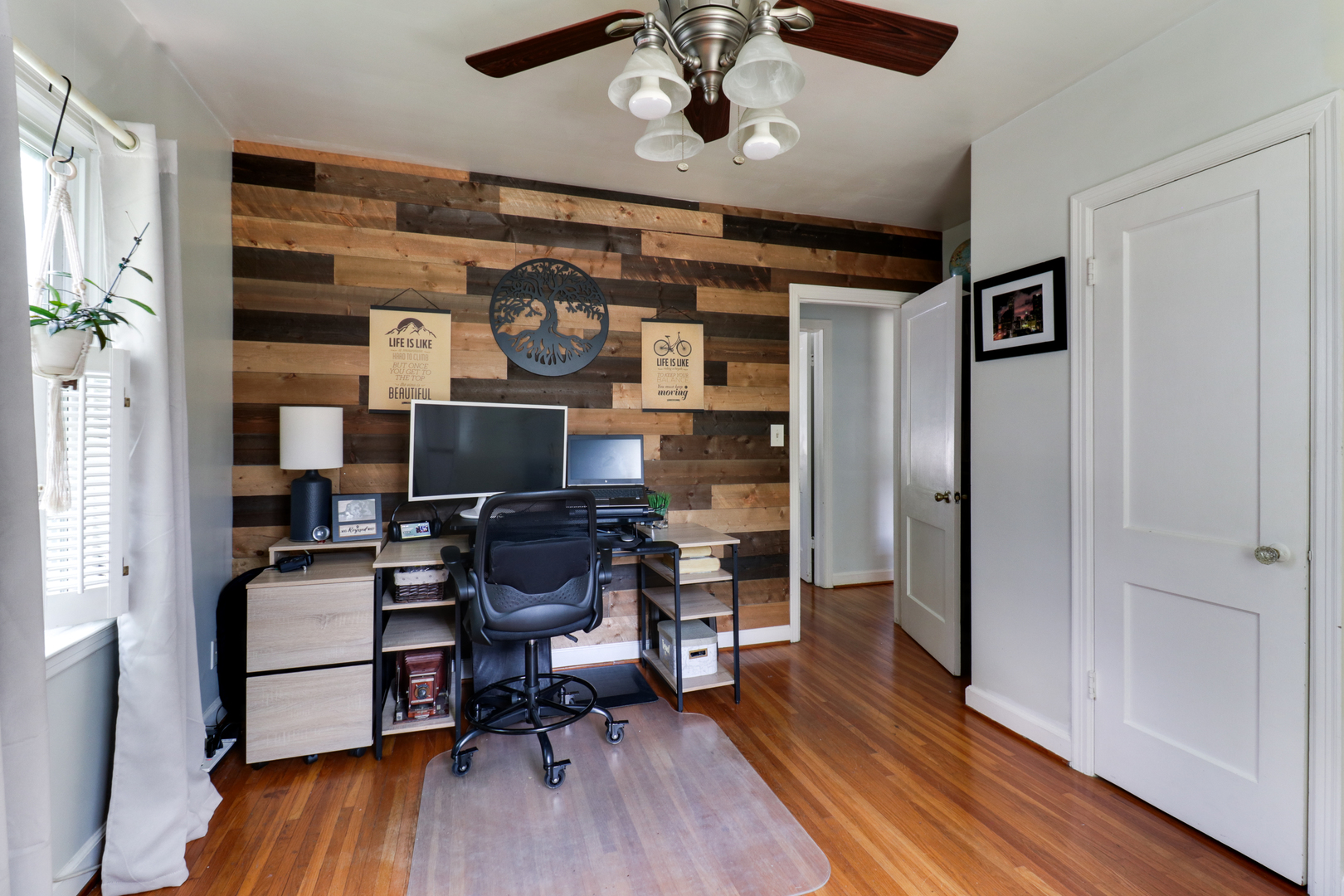 4 University Court Normal, IL 61761 - Photo 29 of 54 a workspace with wooden floor