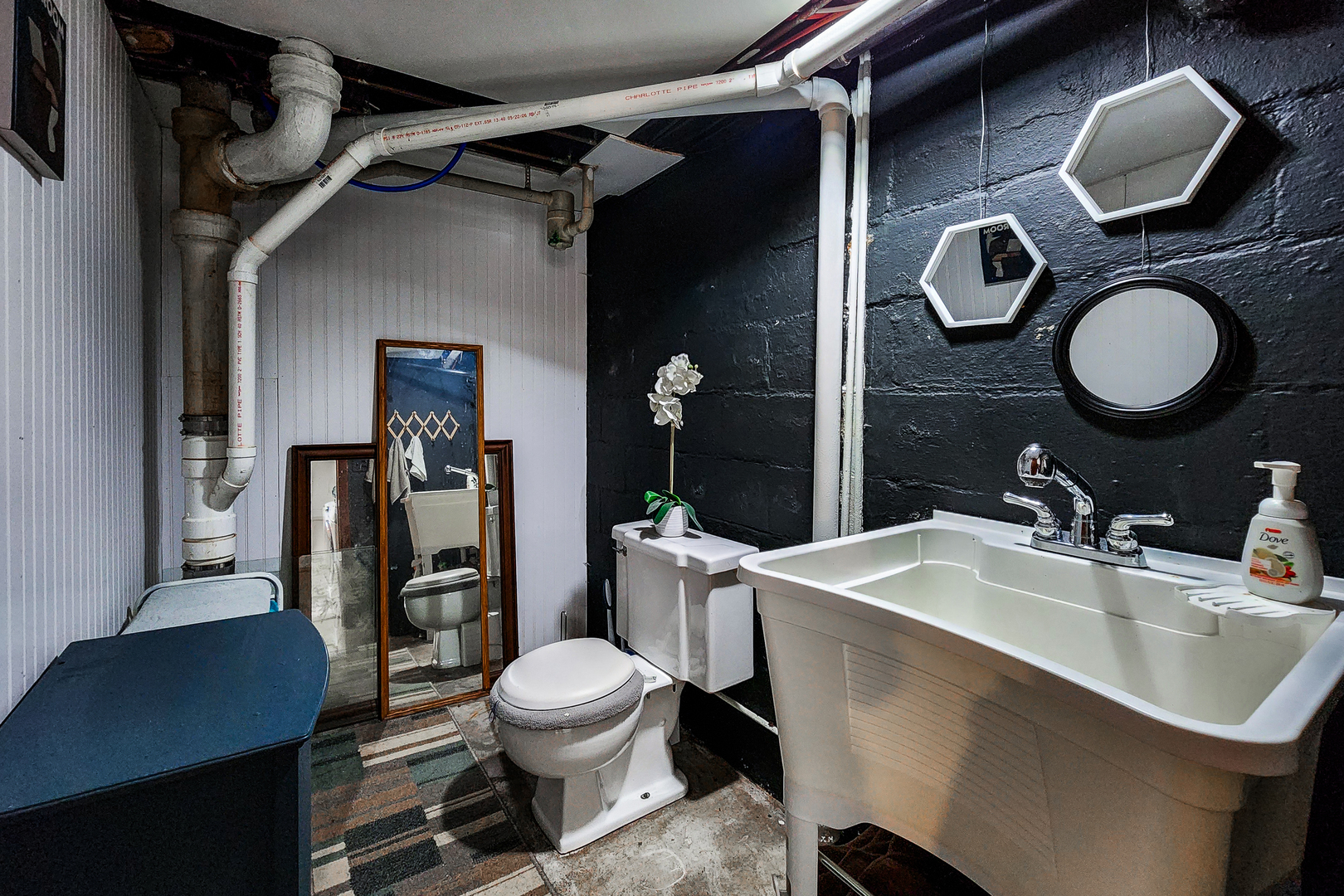 4 University Court Normal, IL 61761 - Photo 41 of 54 a bathroom with a toilet sink vanity granite and a mirror
