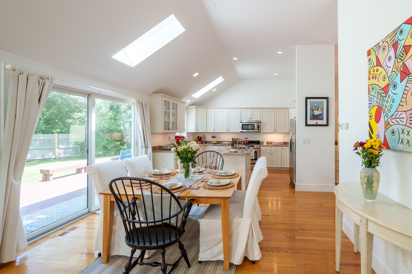 165 West Tisbury Road Edgartown, MA 02539 - Photo 9 of 29 a dining room with furniture and window