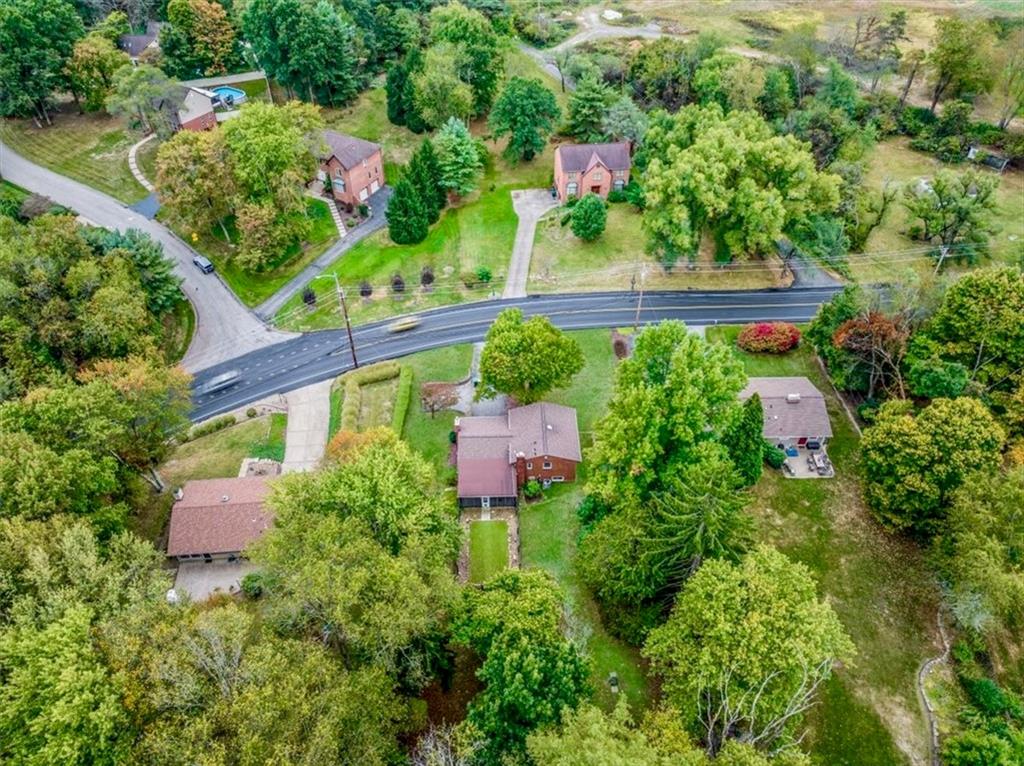 2341 Sample Road Allison Park, PA 15101 - Photo 47 of 50 an aerial view of a house with a yard