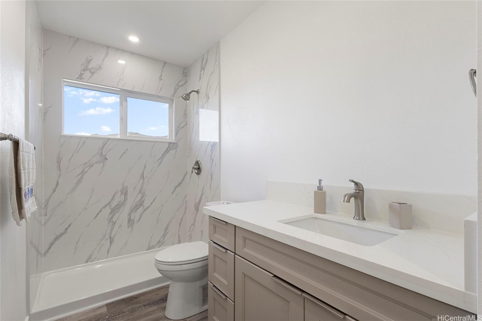 84-1036 Noholio Road Waianae, HI 96792 - Photo 17 of 25 upstairs bathroom 2 with walk-in shower