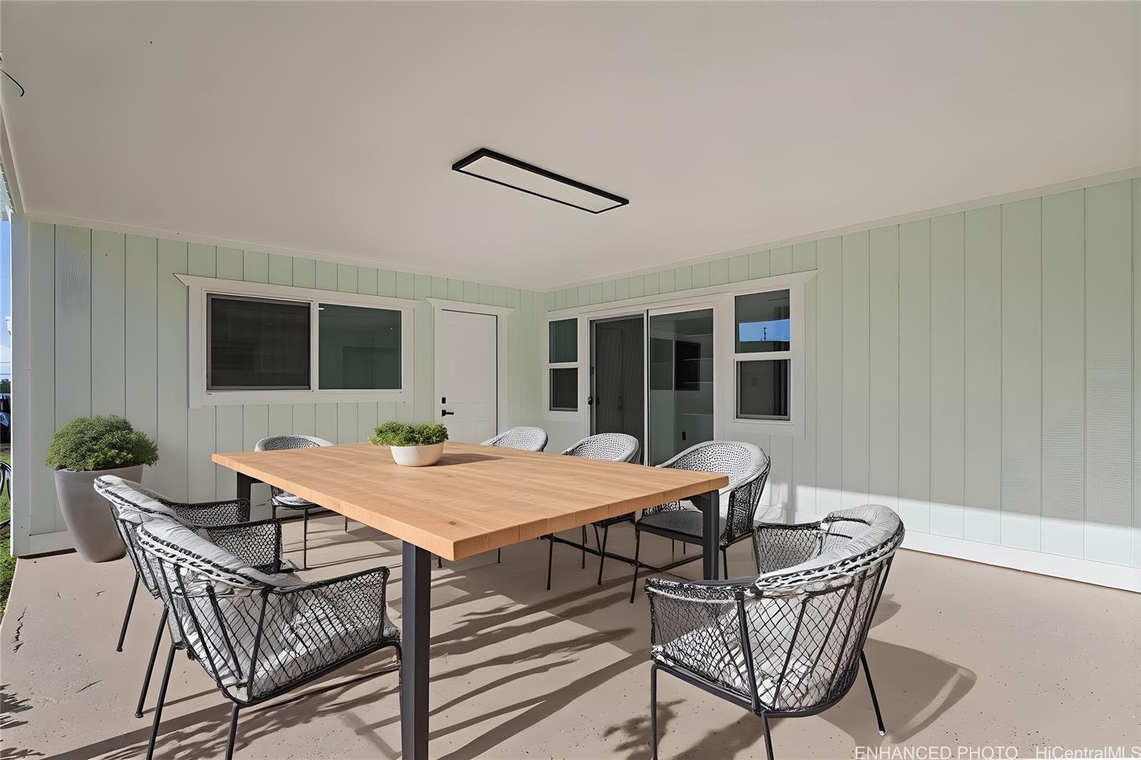 84-1036 Noholio Road Waianae, HI 96792 - Photo 9 of 25 Enhanced photo of patio virtually staged. Great for entertaining!