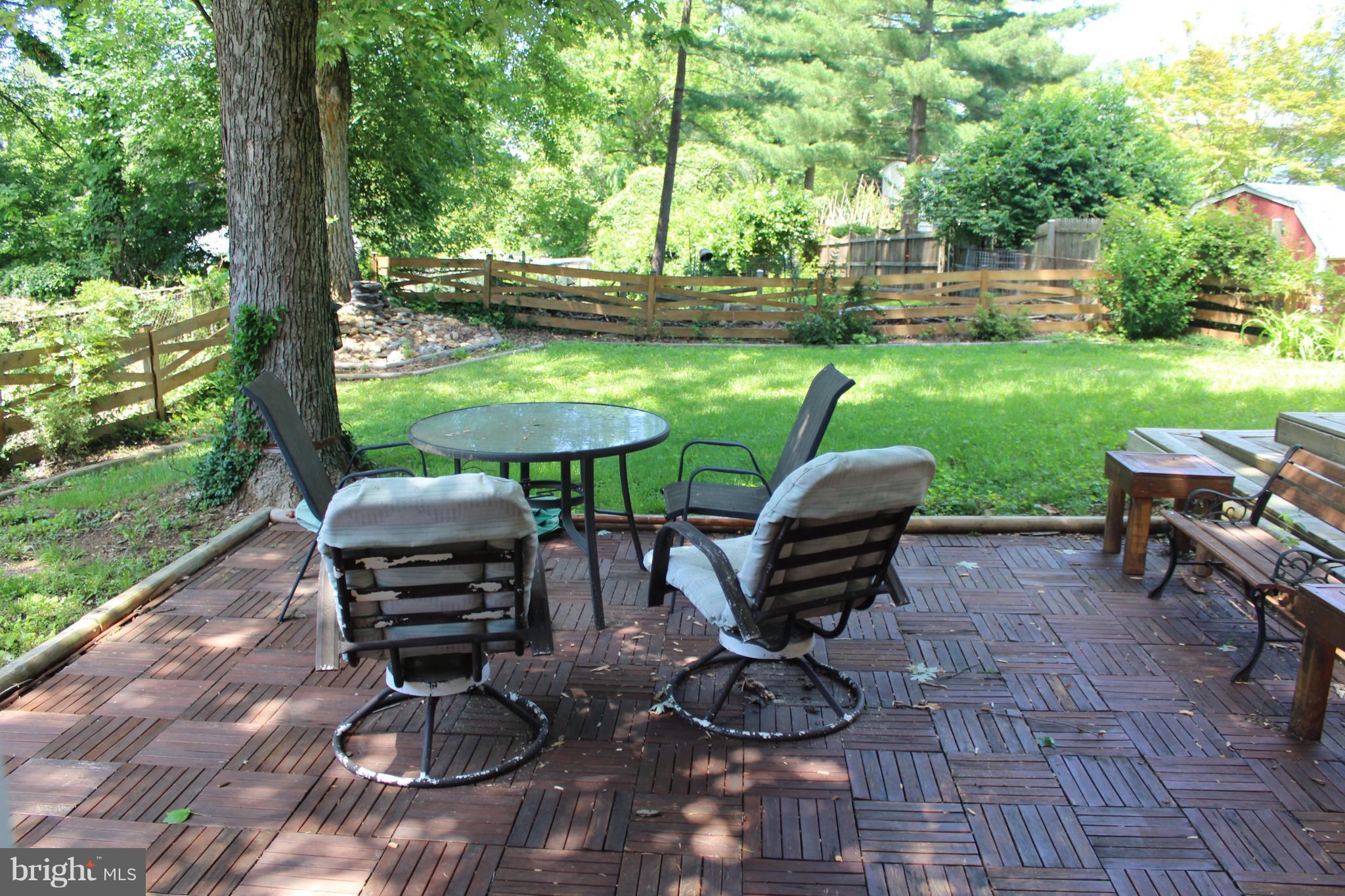 4303 Emden Street Silver Spring, MD 20906 - Photo 21 of 29 rear patio 15.5 x 15.5 sq ft