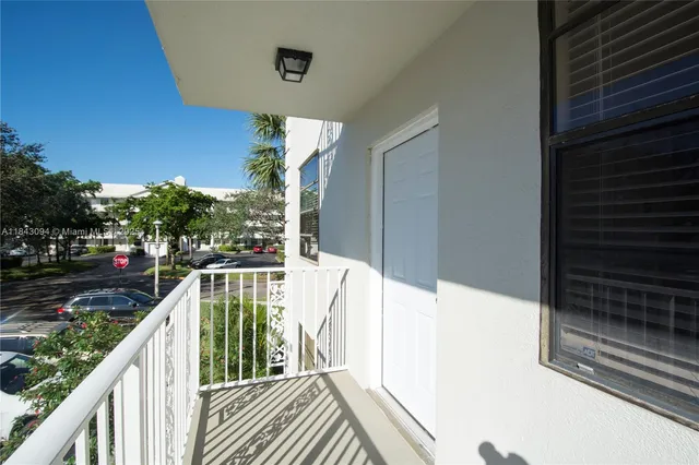 a view of balcony and deck