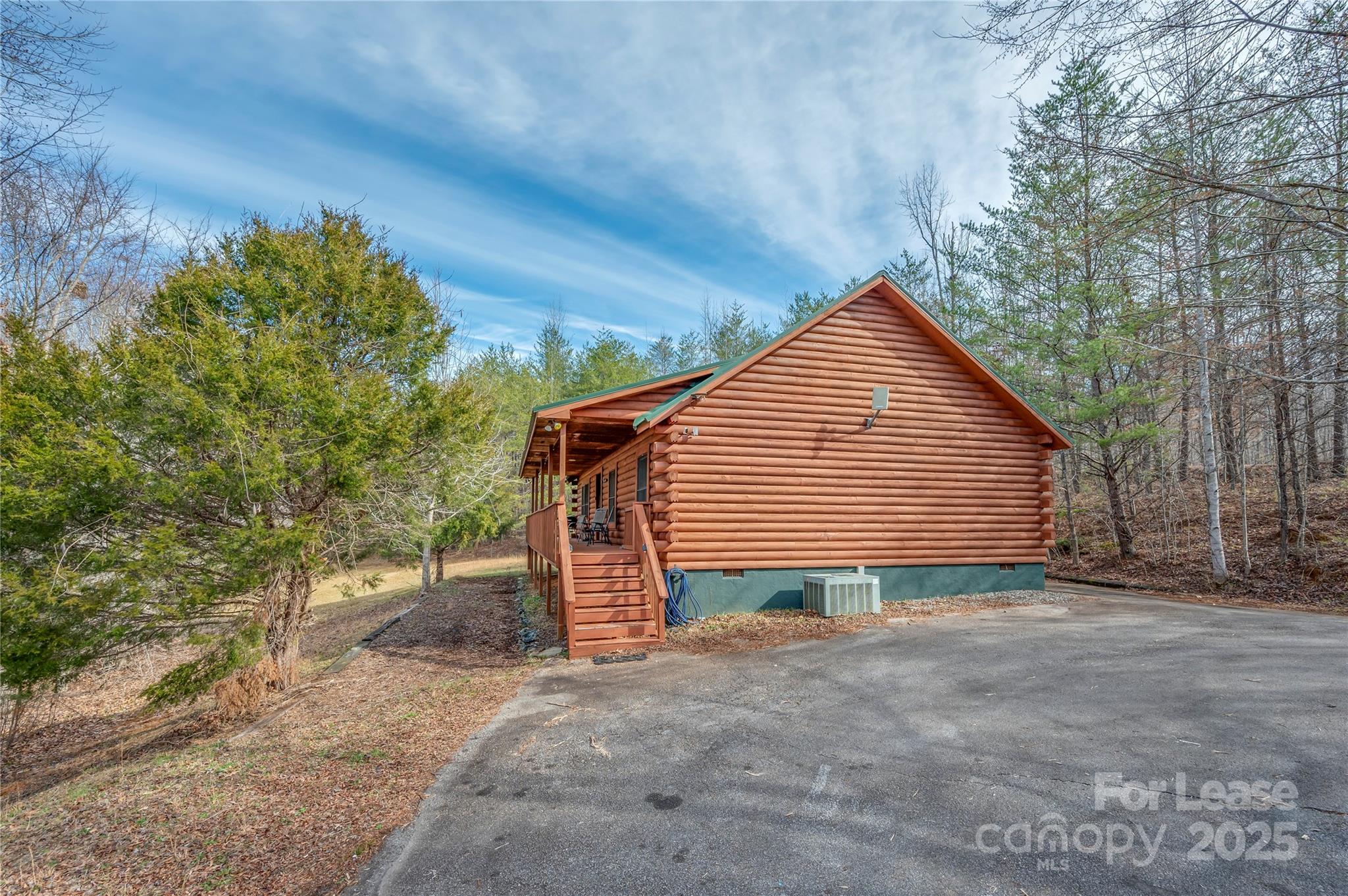 476 Front Ridge Circle Rutherfordton, NC 28139 - Photo 8 of 44 a view of backyard with large trees and plants