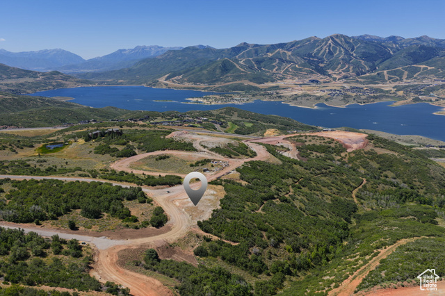 1705 East Wrangler Loop Kamas, UT 84036 - Photo 2 of 16 Aerial view of a water and mountain view