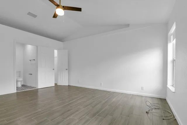 wooden floor in an empty room