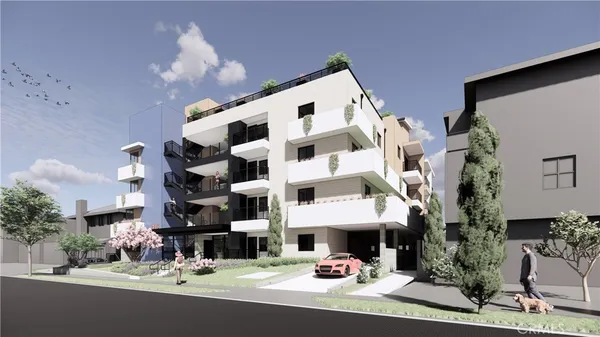 a view of building with street view