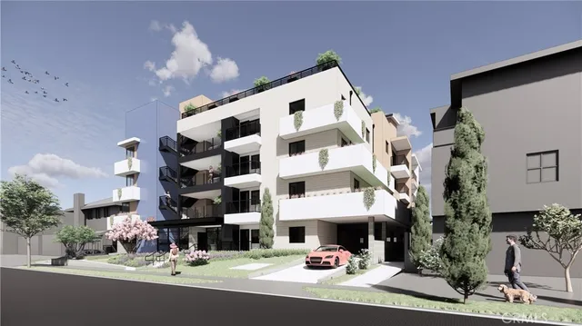 a view of building with street view