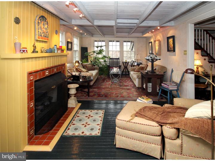 7400 Ferry Road New Hope, PA 18938 - Photo 4 of 20 a living room with furniture and a fireplace