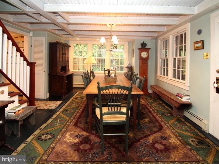 7400 Ferry Road New Hope, PA 18938 - Photo 7 of 20 a view of a dining room with furniture window and wooden floor