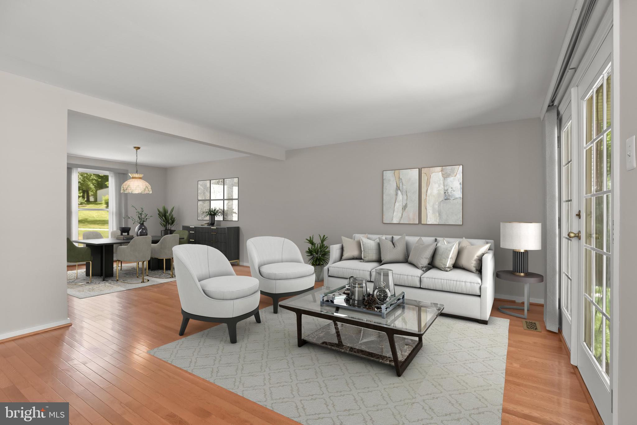 6407 Sunset Light Columbia, MD 21045 - Photo 2 of 57 Virtually Staged Living and Dining Rooms