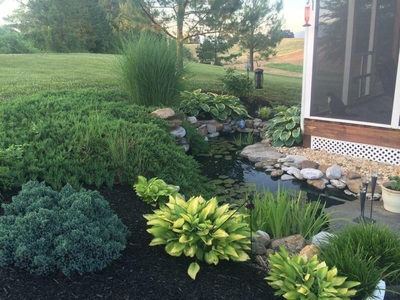 155 Wheatland Road Buchanan, VA 24066 - Photo 17 of 31 155 landscaping with fish pond