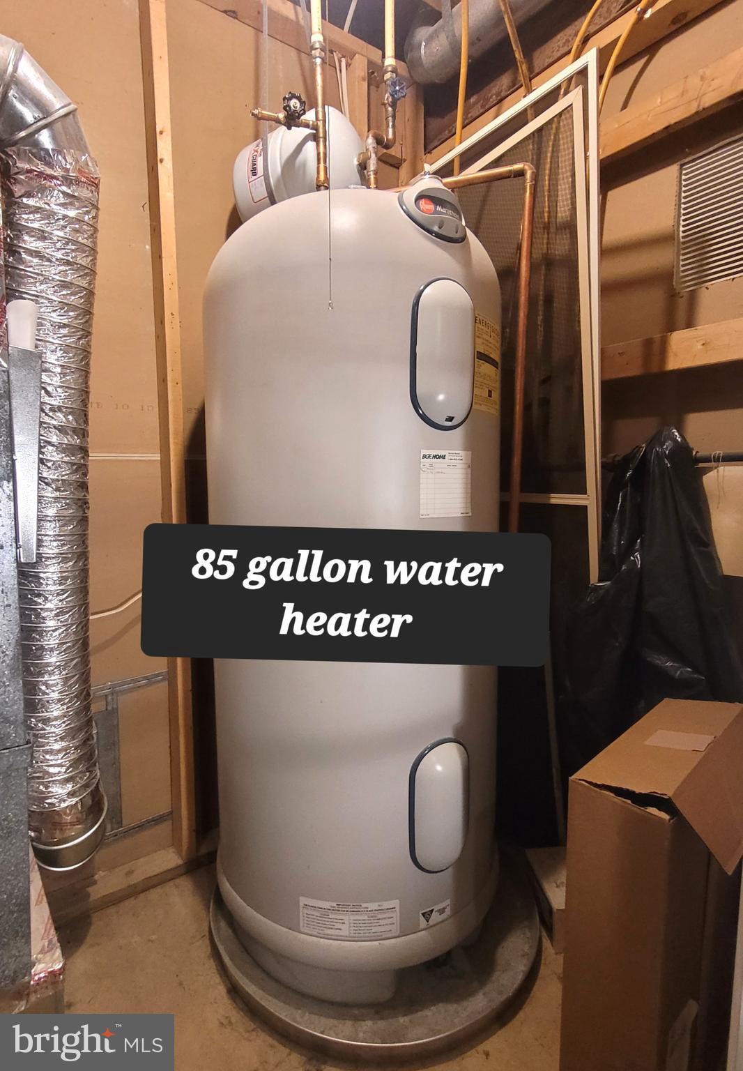 4701 Wainwright Circle Owings Mills, MD 21117 - Photo 42 of 59 Electric water heater 85-gallon tank.