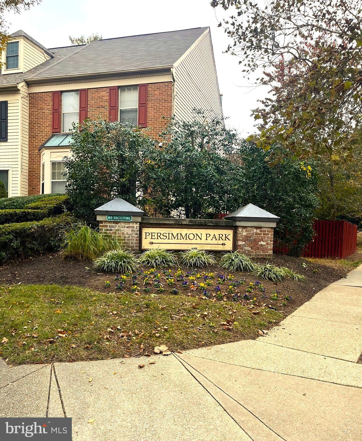 4701 Wainwright Circle Owings Mills, MD 21117 - Photo 59 of 59 Persimmon Park sign, front corner of house 4701.