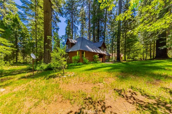 a view of yard with green space