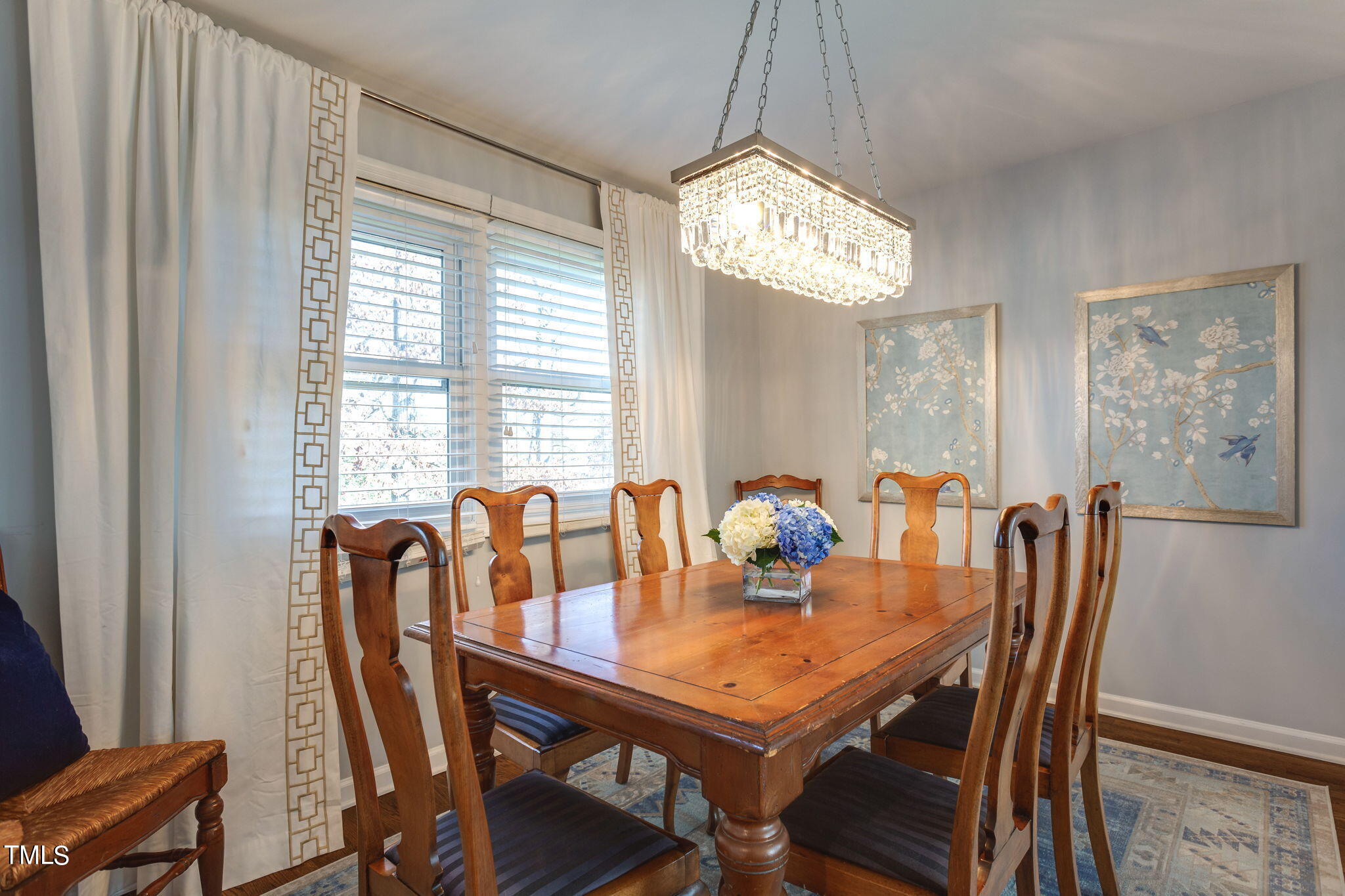 4904 Latimer Road Raleigh, NC 27609 - Photo 11 of 33 a view of a dining room with furniture window and outside view
