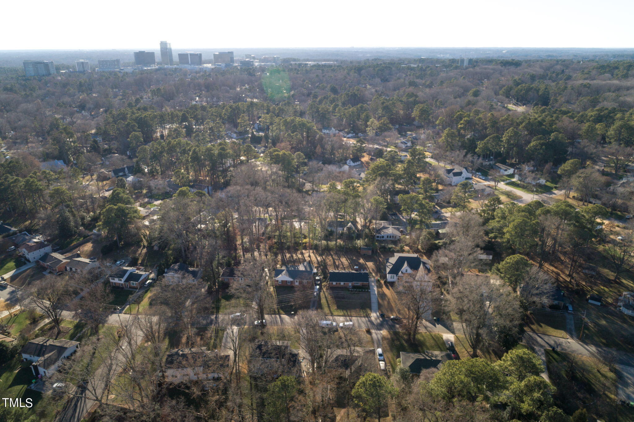 4904 Latimer Road Raleigh, NC 27609 - Photo 31 of 33 an aerial view of multiple house
