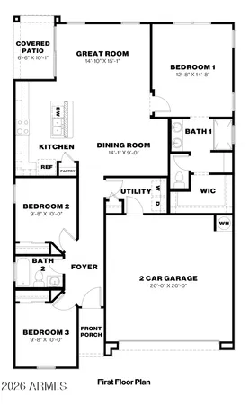 $324,990 | 5563 East Cinder Lane, San Tan Valley, AZ 85140