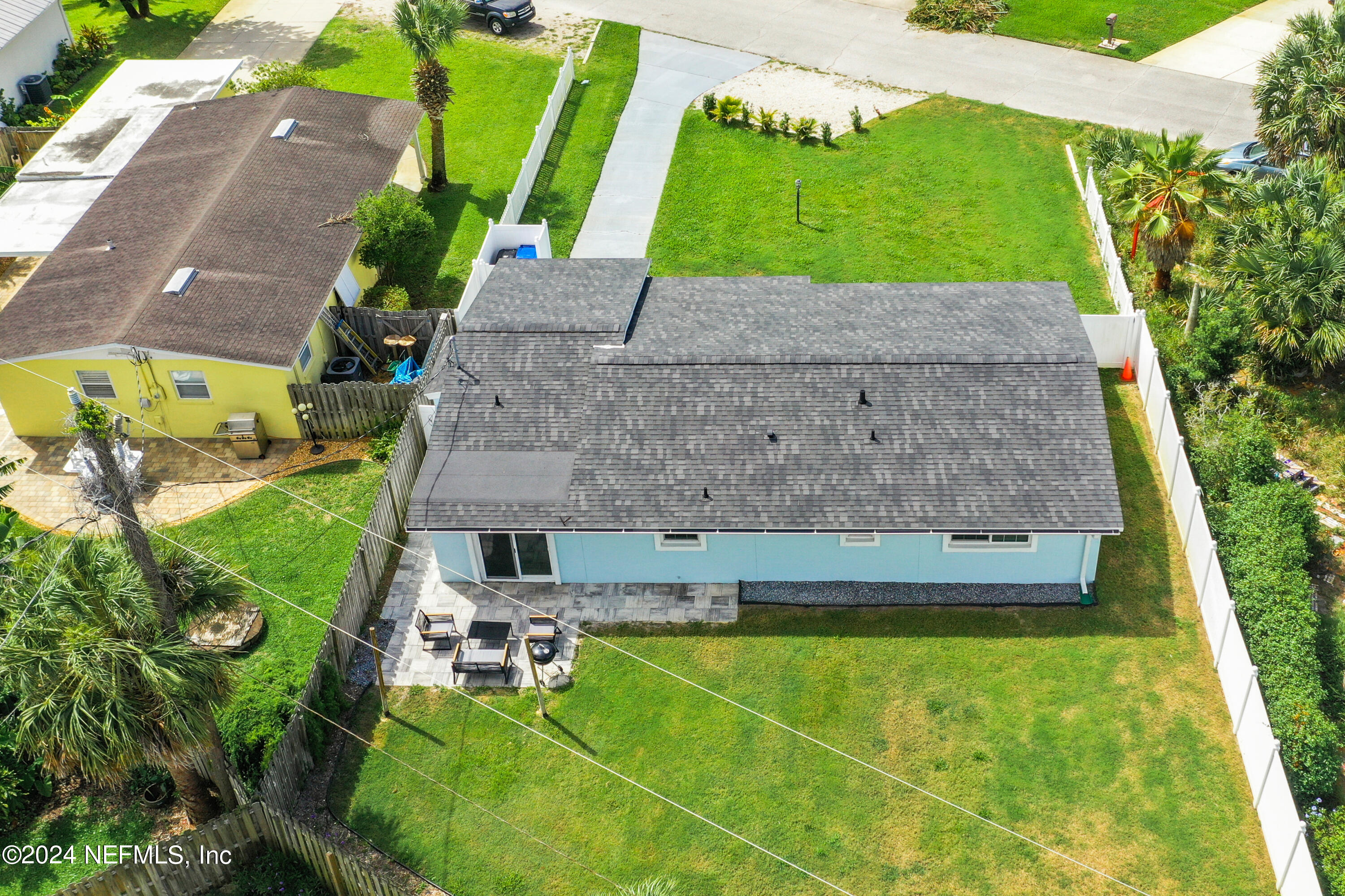 54 Surf Drive St. Augustine, FL 32080 - Photo 41 of 47 an aerial view of a house having swimming pool