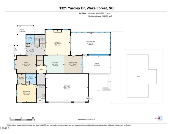 $1,625,000 | 1321 Yardley Drive, Wake Forest, NC 27587