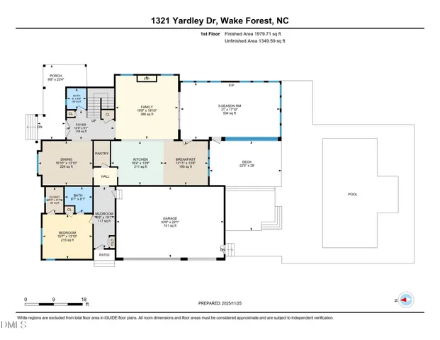 $1,700,000 | 1321 Yardley Drive, Wake Forest, NC 27587
