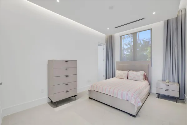 a work room with furniture and a garden