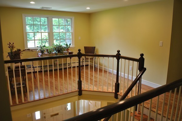71 Yarmouth Road Wellesley, MA 02481 - Photo 17 of 21 a view of staircase with railing and a window