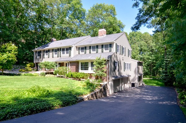 71 Yarmouth Road Wellesley, MA 02481 - Photo 21 of 21 a view of a house with garden and yard