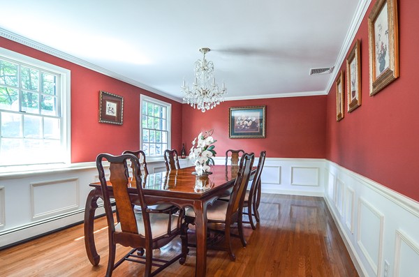 71 Yarmouth Road Wellesley, MA 02481 - Photo 7 of 21 a view of a dining room with furniture window and wooden floor