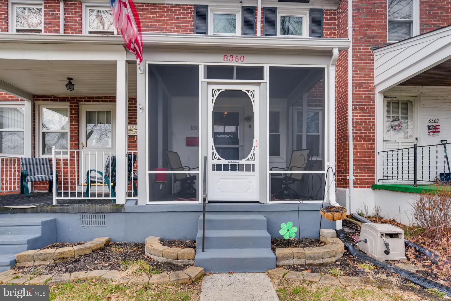 8360 Hillendale Road Baltimore, MD 21234 - Photo 3 of 30 a front view of a house with outdoor seating