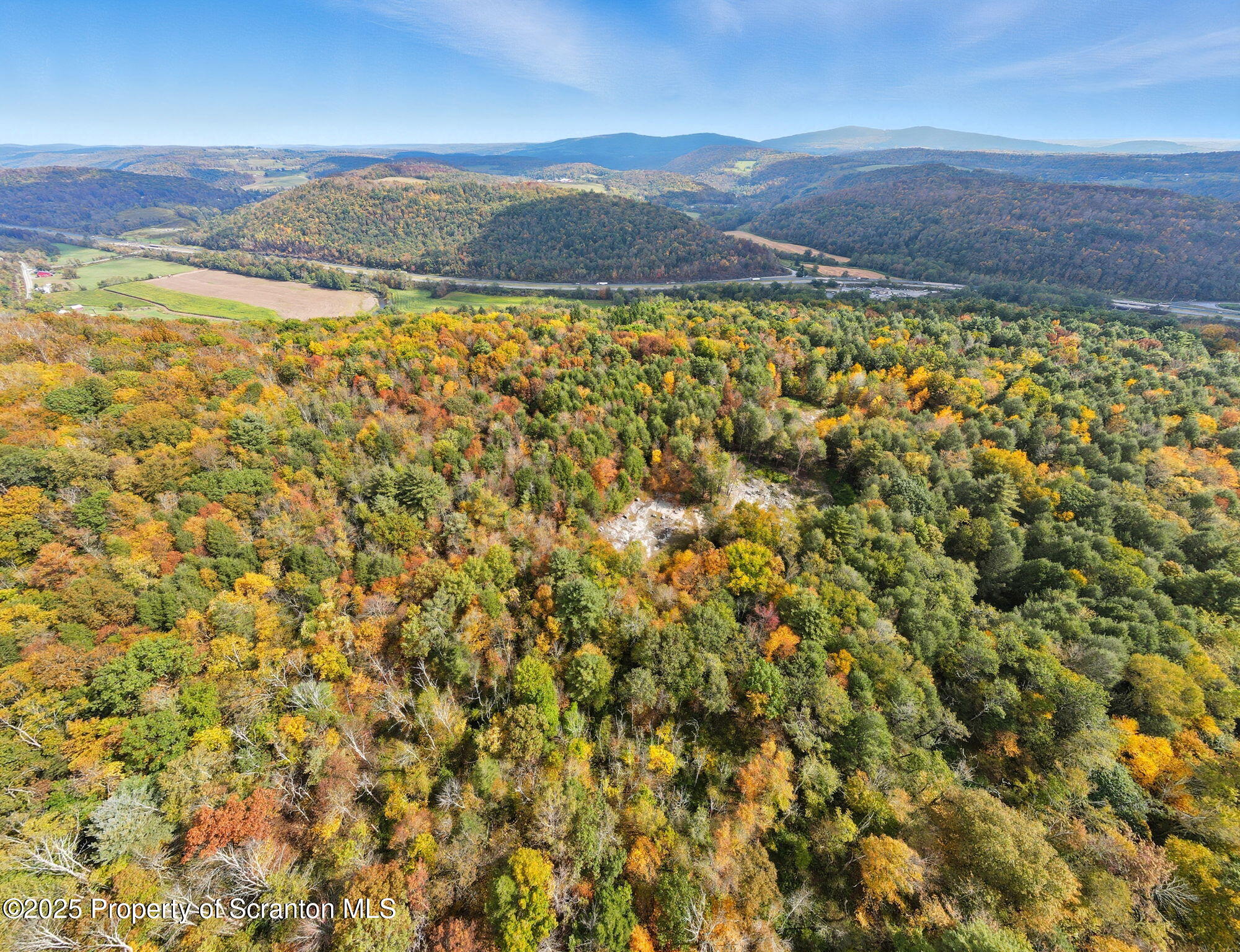505 Creek Road Kingsley, PA 18826 - Photo 46 of 61 a view of an aerial view of residential houses with outdoor space